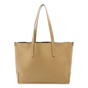 BURBERRY Cream Monogram Leather Shoulder Bag